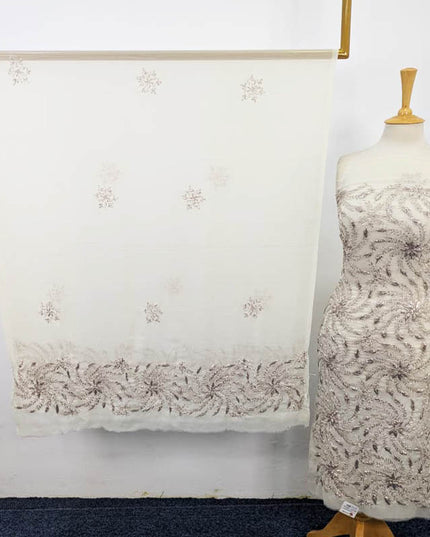 Fancy Chiffon with Handmade Gotta Work 2PC Unstitched