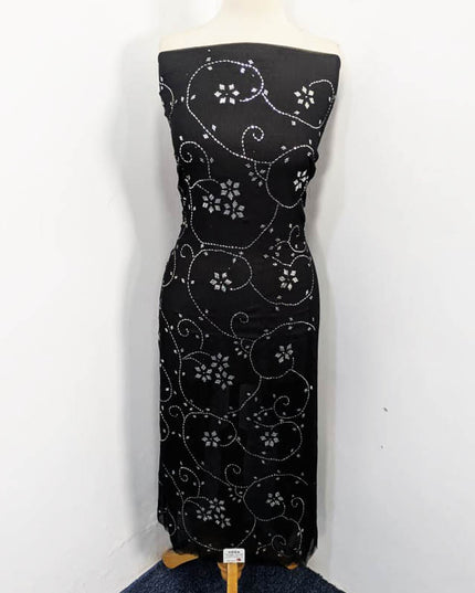 Fancy Chiffon with Full Jaal Mukesh Work 2PC Unstitched