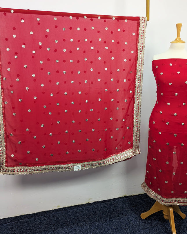 Pakistani Soft Chiffon with Handmade Gotta Work