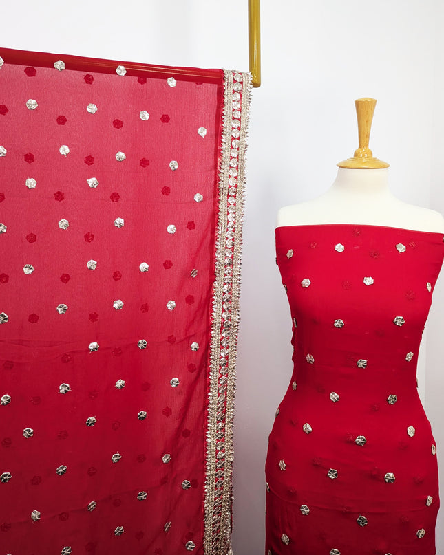 Pakistani Soft Chiffon with Handmade Gotta Work