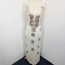 Load image into Gallery viewer, Pure China Crinkle with Handmade Pure Indian Golden Mukesh Work
