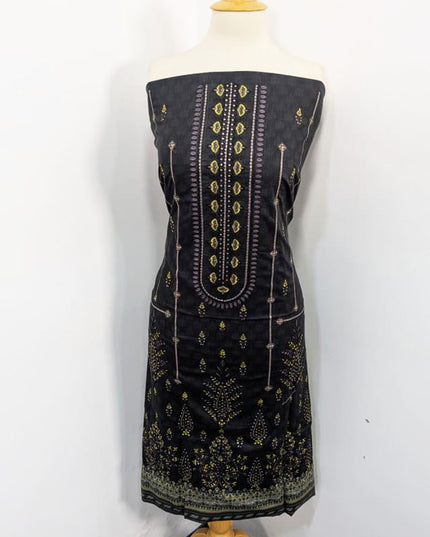 Embroidered Lawn with Diamond Dupatta 3PC Unstitched