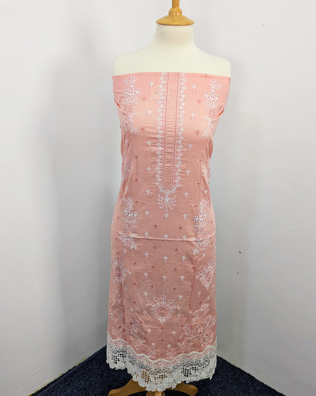 Fancy Chikankari Lawn With Chiffon Dupatta 3pc Unstitched