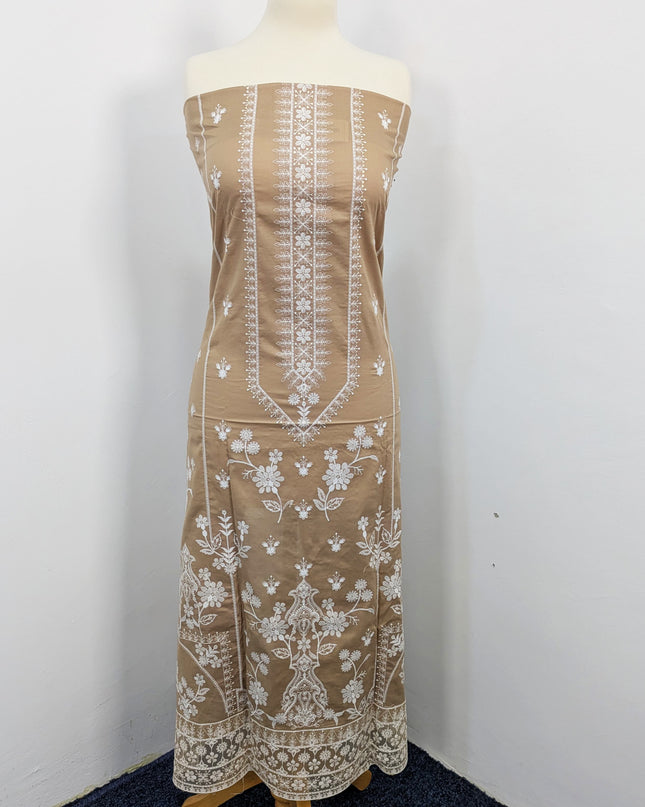 Fancy Lawn With Chiffon Dupatta 3pc Unstitched