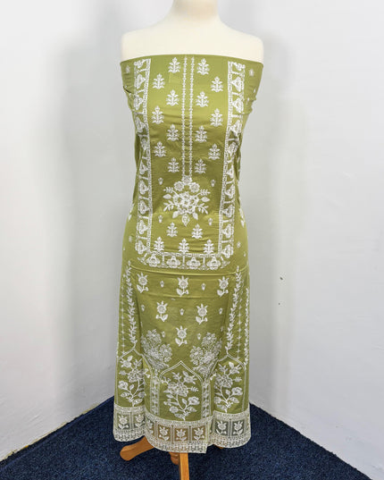 Fancy Lawn With Chiffon Dupatta 3pc Unstitched