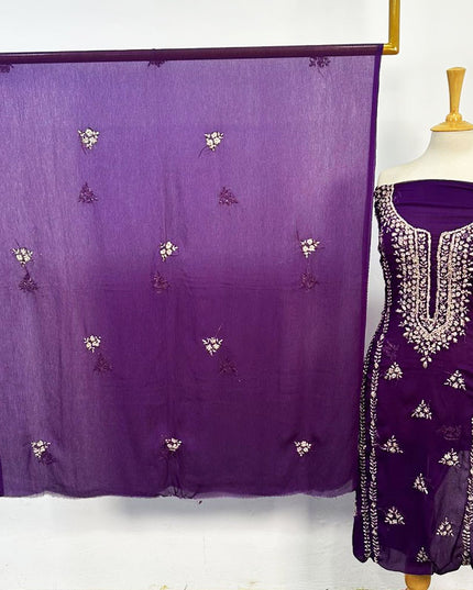 Chiffon with Gotta Work Shirt Dupatta 2PC Unstitched