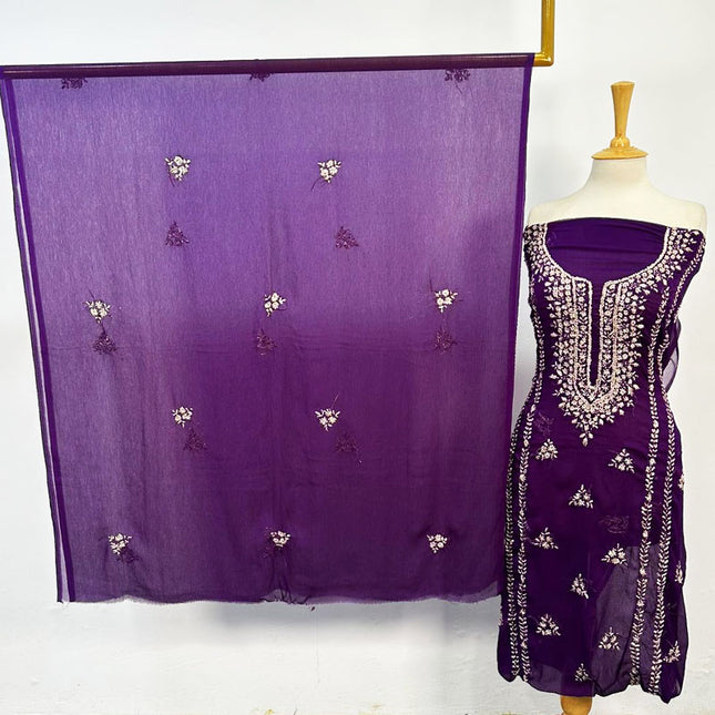 Chiffon with Gotta Work Shirt Dupatta 2PC Unstitched