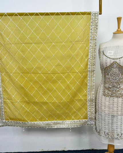 Fancy Embroidered Net 2PC Unstitched