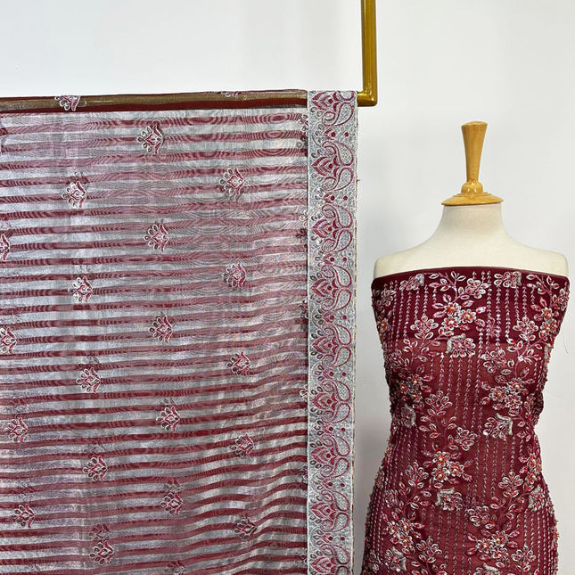 Premium Embroidered Net 2PC Unstitched