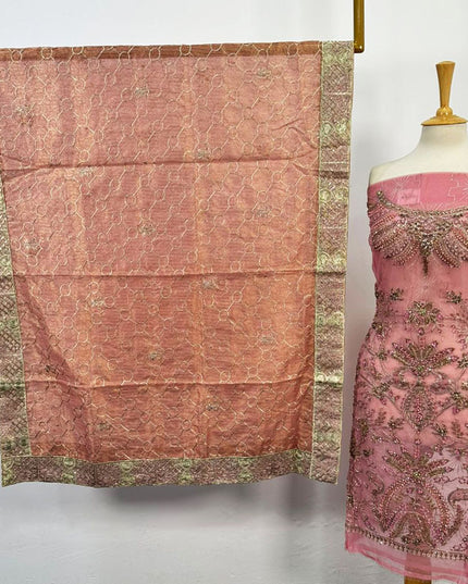 Luxury Embroidered Net 2PC Unstitched