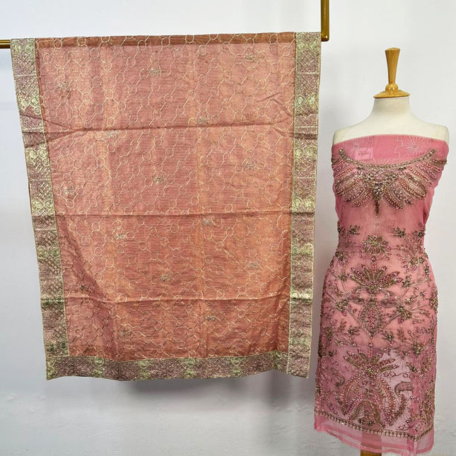 Luxury Embroidered Net 2PC Unstitched