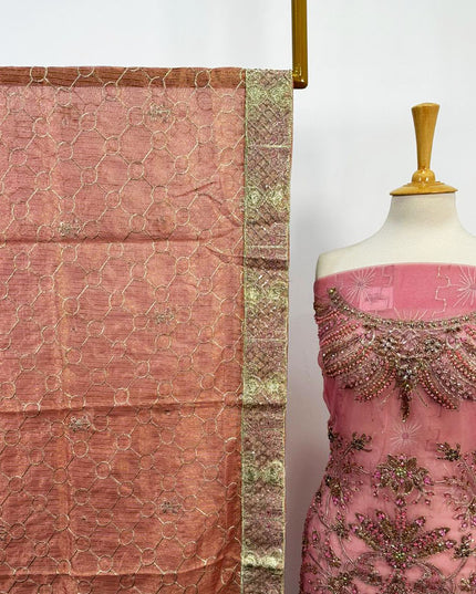 Luxury Embroidered Net 2PC Unstitched