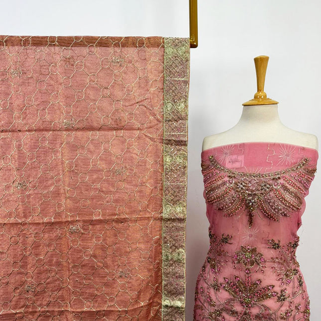 Luxury Embroidered Net 2PC Unstitched