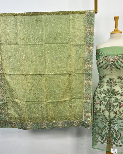 Luxury Embroidered Net 2PC Unstitched