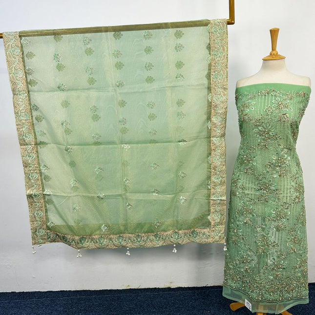 Premium Embroidered Net 2PC Unstitched