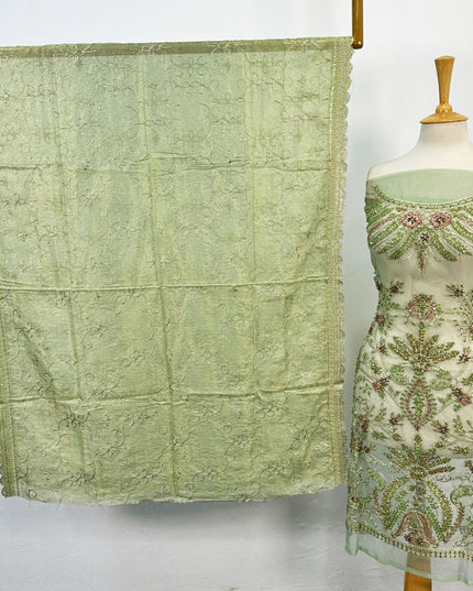 Luxury Embroidered Net 2PC Unstitched