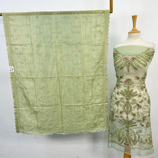 Luxury Embroidered Net 2PC Unstitched