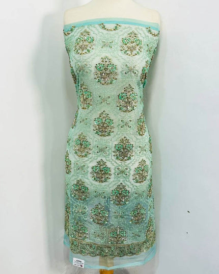 Embroidered Organza with Masuri Dupatta 2PC Unstitched