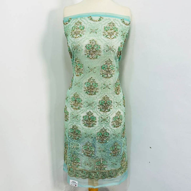 Embroidered Organza with Masuri Dupatta 2PC Unstitched