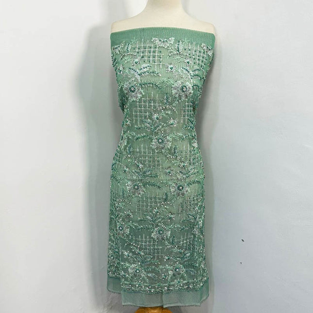 Fancy Organza with Zari + Stone Work 2PC Unstitched