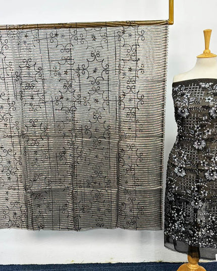 Fancy Organza with Zari + Stone Work 2PC Unstitched