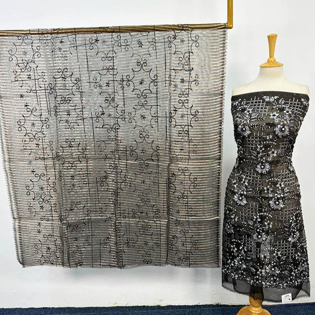 Fancy Organza with Zari + Stone Work 2PC Unstitched