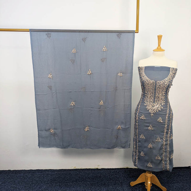 Handmade Gotta Work Soft Chiffon 2PC Unstitched