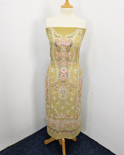 Embroidered Chiffon With Chikankari Work