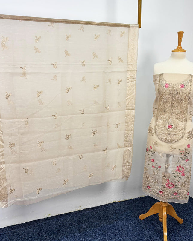 Embroidered Khaadi Net Full jaal