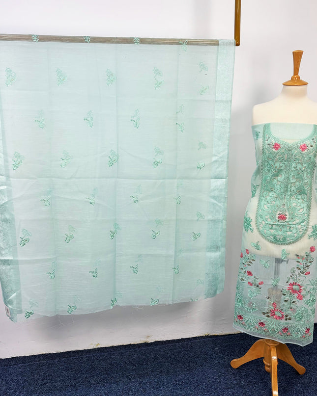 Embroidered Khaadi Net Full jaal