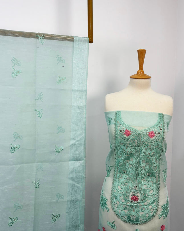 Embroidered Khaadi Net Full jaal