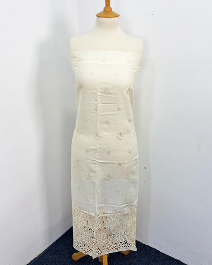 Fancy Lawn With Chikankari Work+ Digital Printed Dupatta