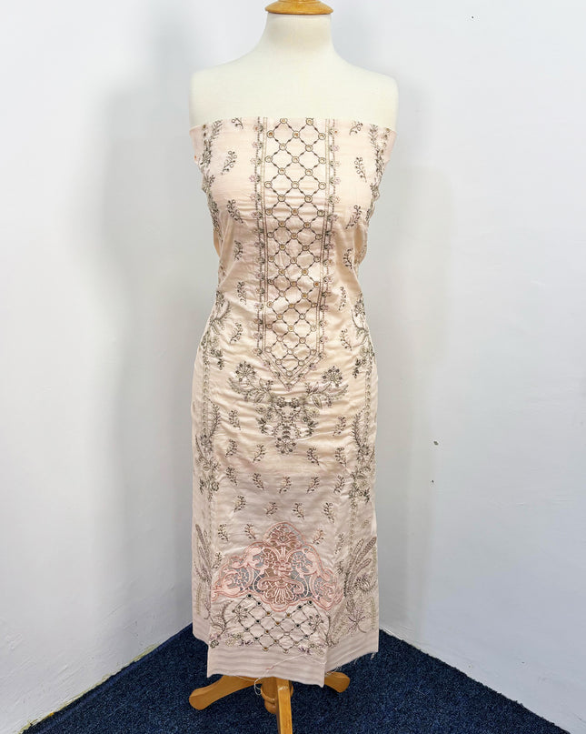 Embroidered Lawn With Organza Net Dupatta