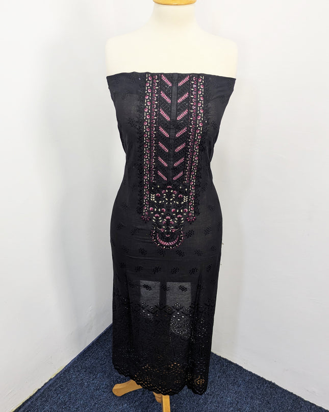 Fancy Chikankari Lawn With Digital Printed Lawn Dupatta  3pc Unstitched