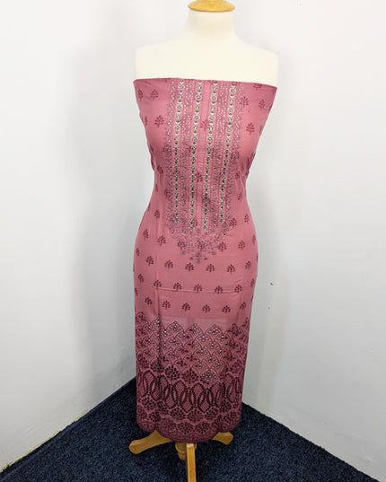 Fancy Chikankari Lawn With Digital Printed Lawn Dupatta  3pc Unstitched