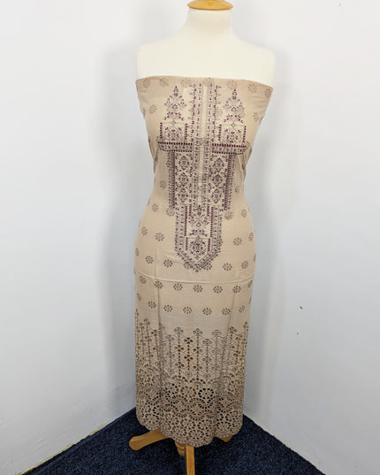 Fancy Chikankari Lawn With Digital Printed Lawn Dupatta  3pc Unstitched