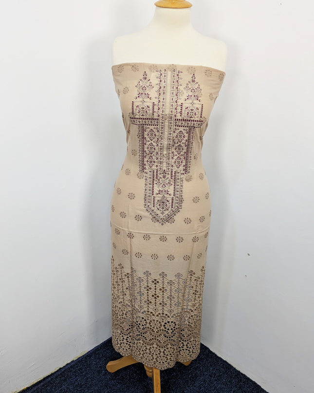 Fancy Chikankari Lawn With Digital Printed Lawn Dupatta  3pc Unstitched