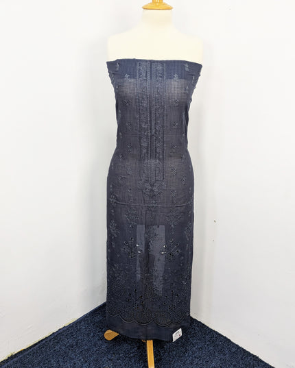 Fancy Embroidered Lawn With Chikankari Work