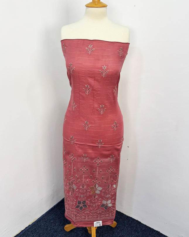 Fancy Embroidered Lawn With Chikankari CutWork
