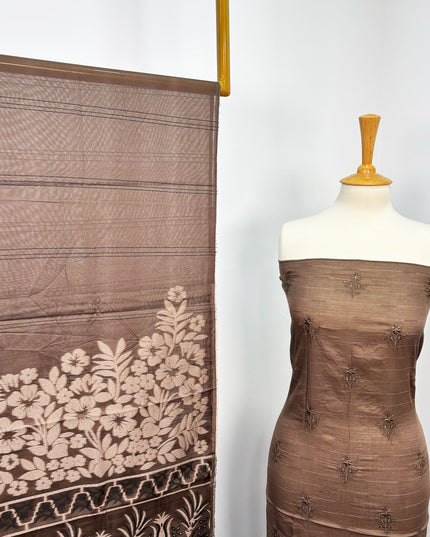Fancy Embroidered Lawn With Chikankari CutWork