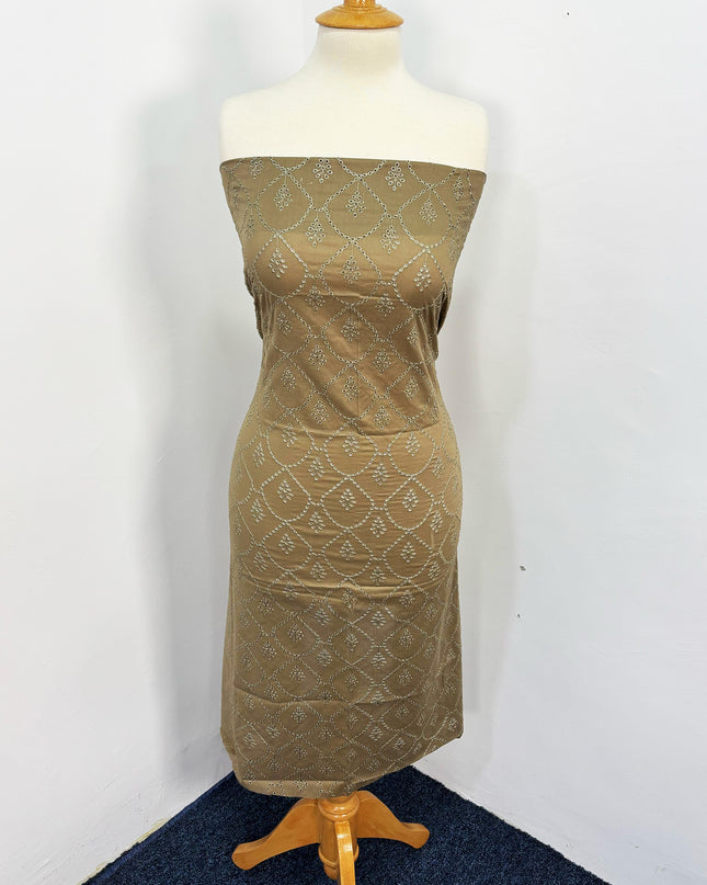 Fancy Embroidered Lawn With Chikankari Cutwork Dupatta