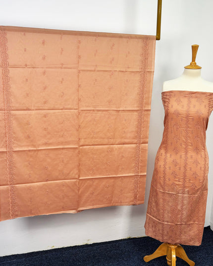 Fancy Embroidered Lawn With Chikankari Cutwork Dupatta