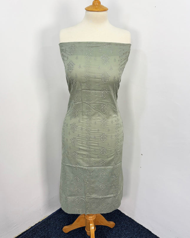 Fancy Embroidered Lawn With Chikankari Cutwork Dupatta