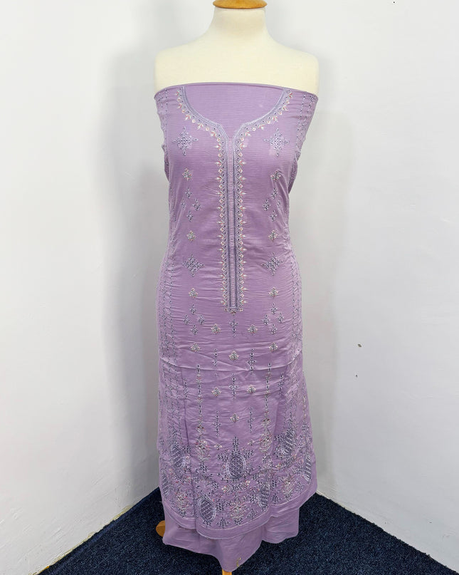 Fancy Embroidered Lawn With Chikankari Cutwork