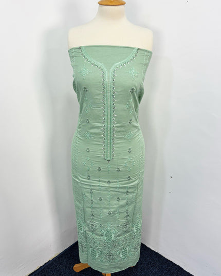 Fancy Embroidered Lawn With Chikankari Cutwork