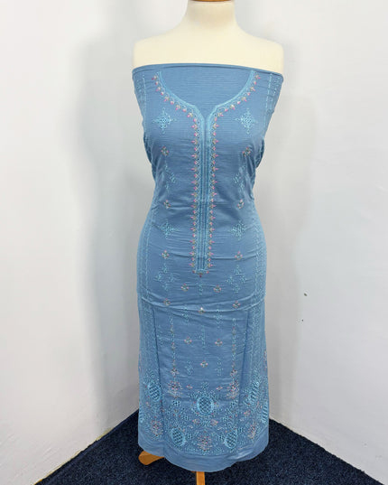 Fancy Embroidered Lawn With Chikankari Cutwork