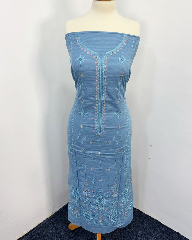 Fancy Embroidered Lawn With Chikankari Cutwork