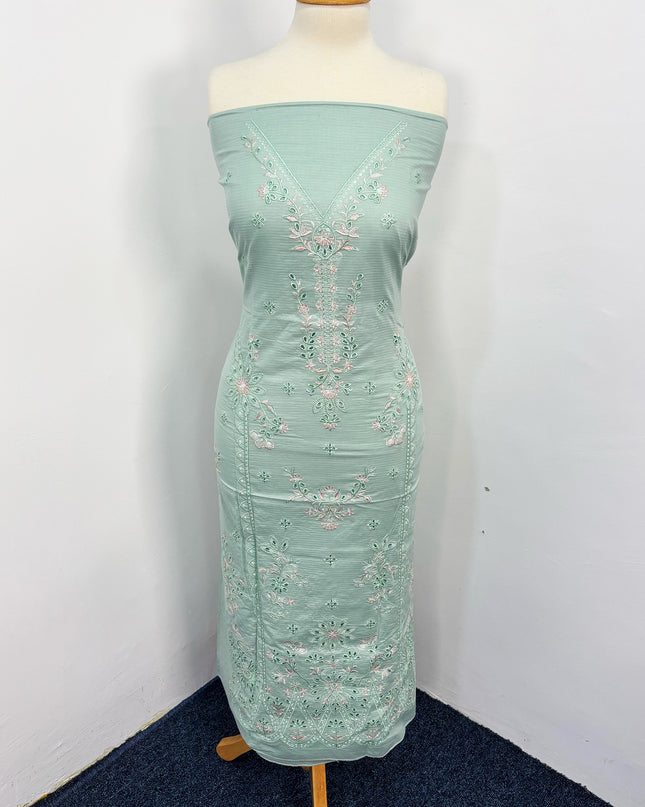 Fancy Embroidered Lawn With Chikankari Cutwork