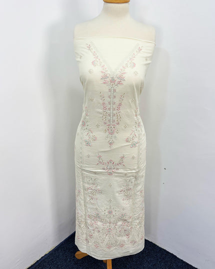 Fancy Embroidered Lawn With Chikankari Cutwork