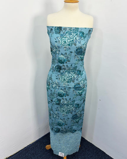 Fancy Printed Lawn With Chikankari Work
